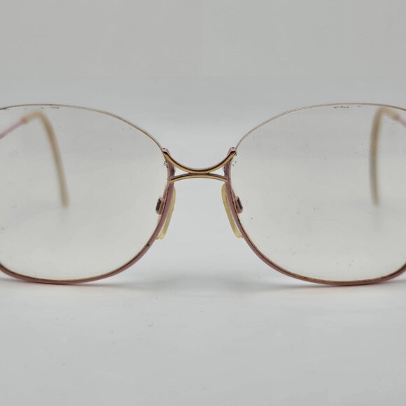 Safilo UFO2113 229 Barbie Pink Semi-Rimless Eyeglasses Frame w/ Case Italy 57mm - Picture 2 of 16